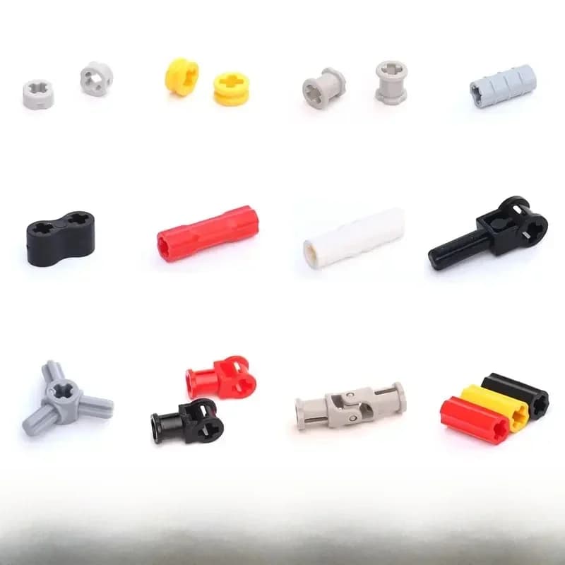 Moc – connecteurs d'essieu de haute technologie, blocs de construction, accessoires, briques, jouets d'expérimentation d'éducation précoce, pièces de jouets de haute technologie