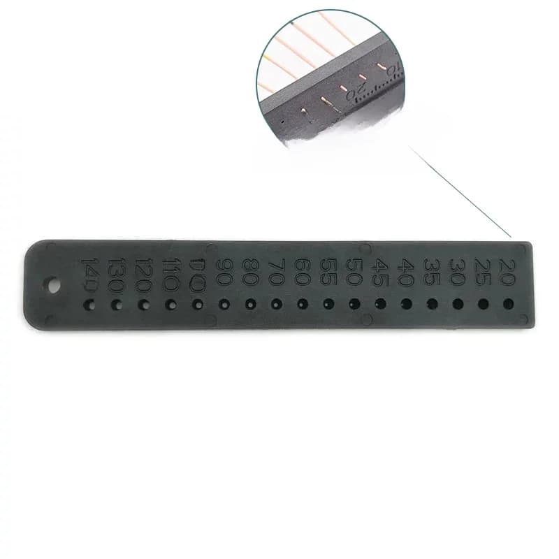 Règles dentaires Endo pour Gutta Percha, règle de mesure, échelle de mesure, outils endodontiques, 1 pièce