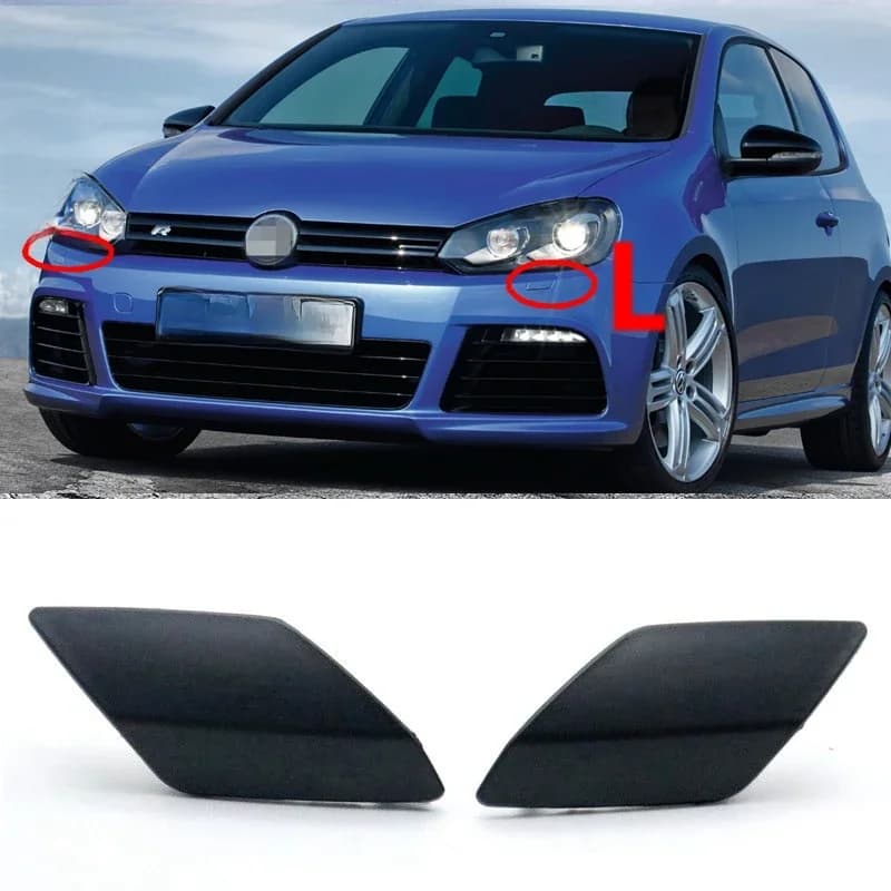 Capuchon de Buse de Lavage pour Pare-Choc Avant de Voiture, pour VW Golf 6 R MK6 2009-2013 5K0955110G
