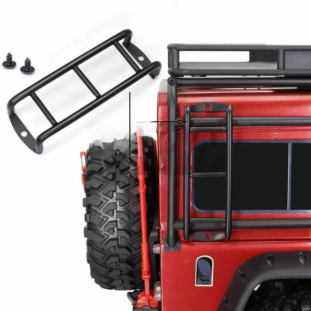 Mini échelle en métal pour voiture Rc, accessoires pour Traxxas Trx4 Trx-4 Bronco Defender Body Scx10 90046 90047 D90 1/10 sur c