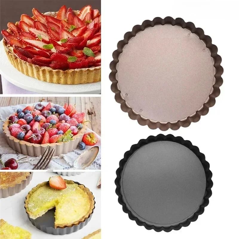 Moules à tarte ronds 8/10/12cm, 2/4/8/10 pièces, quiche, flan, pizza, gâteau, ustensiles de cuisson astronomiques