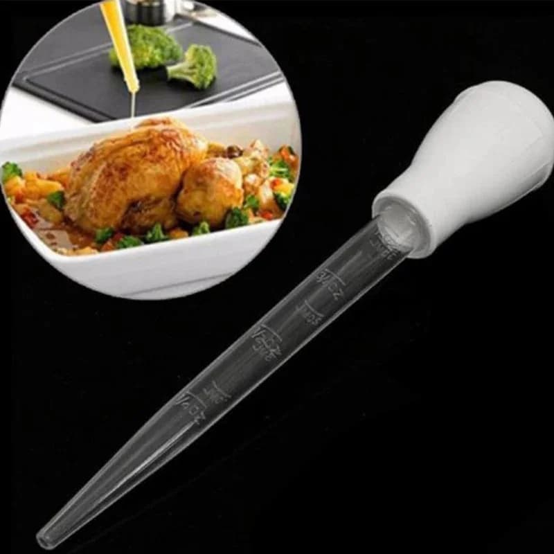 Outils pour Barbecue, tête en caoutchouc, Pipette en plastique, pompe, Gadgets, tuyau, volaille, BBQ, seringue, Tube de pâtisserie, compte-gouttes d'huile de Barbecue, outil de cuisson 30ml