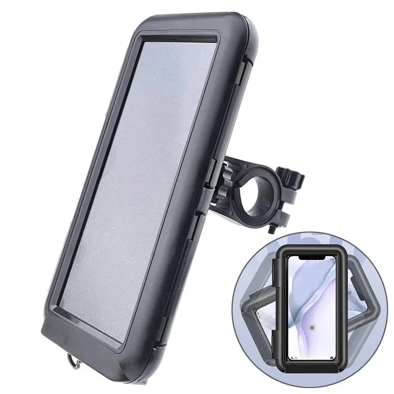Untoom étanche vélo Support pour téléphone Support moto guidon téléphone portable Support écran tactile vélo téléphone sac housse