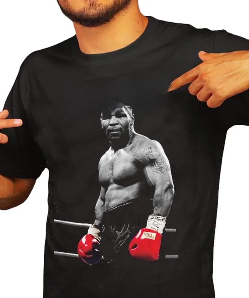 T-shirt pour fan de boxe Iron Mike Tyson Fashion Boxing. T-shirt d'été en coton à col rond et manches courtes pour hommes, nouveau S-3XL