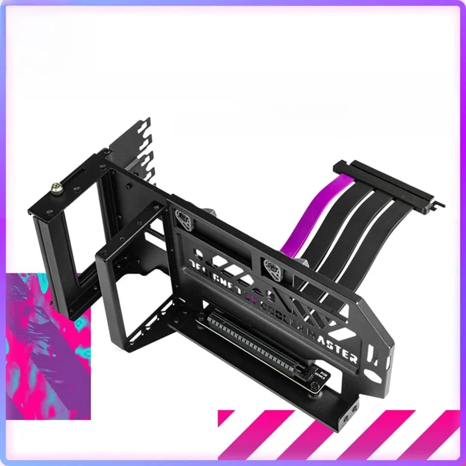 Cooler Master – support de direction pour carte graphique PCI-E 3.0/PCI-E 4.0x16, support Vertical universel pour GPU, câble d'extension 300MM