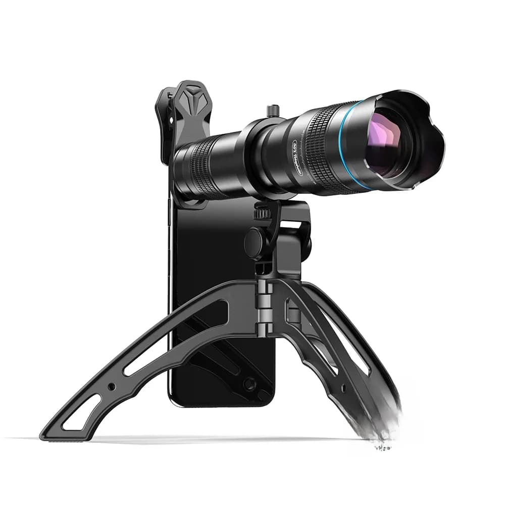 APEXEL téléobjectif série HD 36X 60X téléphone caméra Zoom monoculaire télescope lentilles + trépied Selfie avec télécommande pour Smartphones