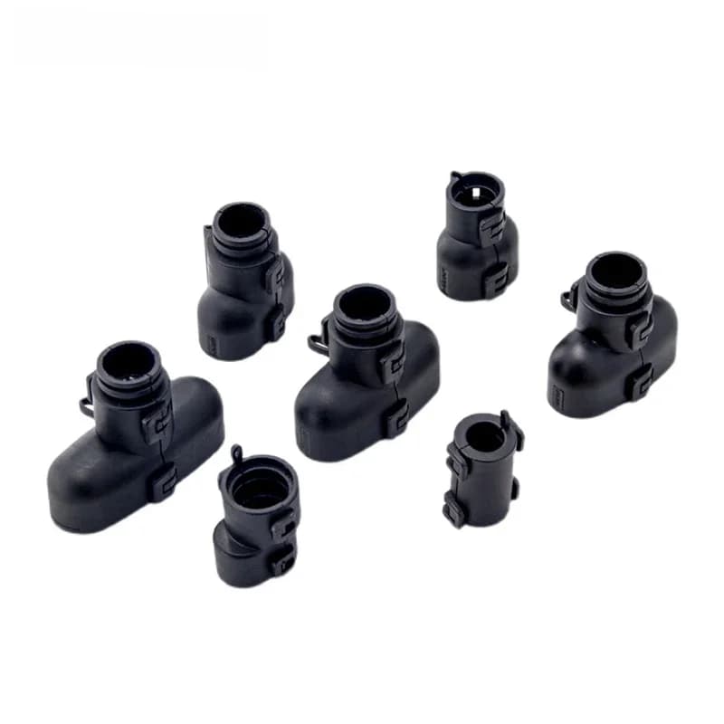 1 pièce Connecteur automobile AMP 1.5 à 1, 2, 3, 4, 5 ou 6 broches, avec clip de fixation mâle/femelle, boucle droite et capuchon de protection de câble