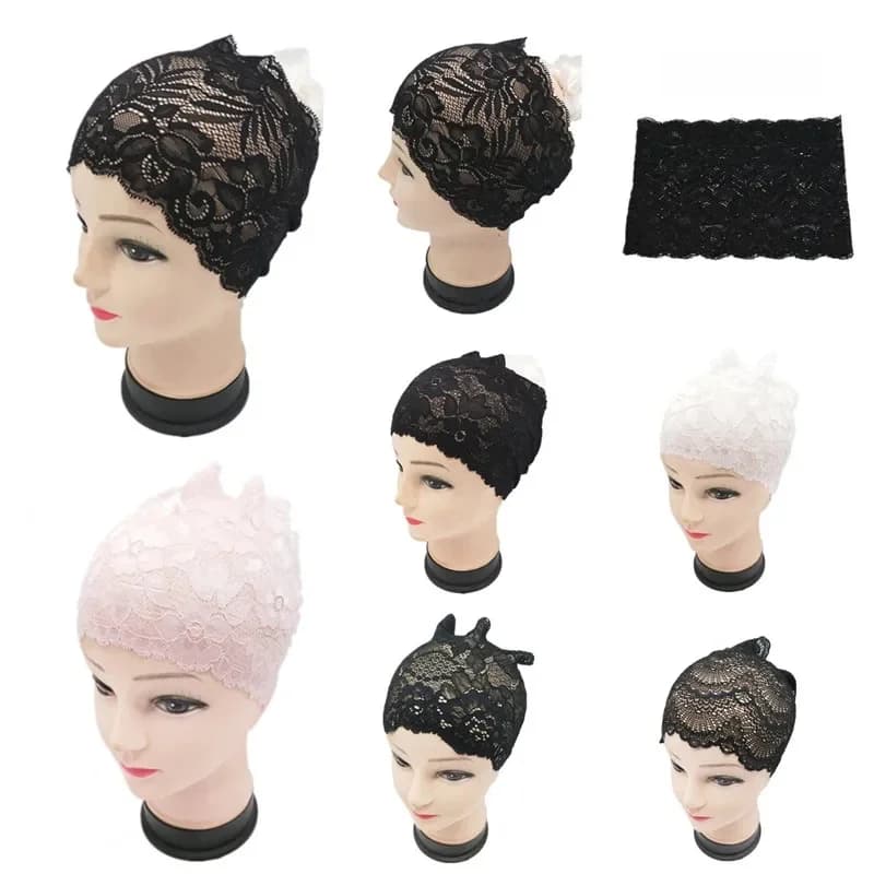 Turban Islamique Extensible pour Femme Musulmane, Bonnet, Sous-Écharpe, Bandeau, Tube, 600