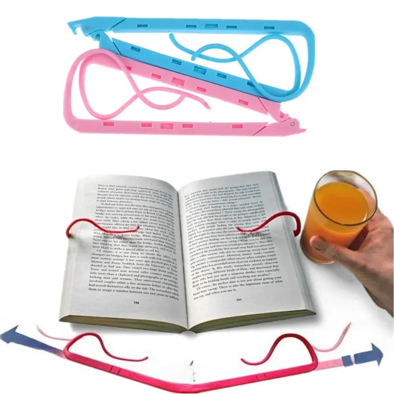 Support de lecture de livres, 1 pièce, serre-livres rose bleu, fournitures scolaires et de bureau, organisateur d'accessoires de bureau