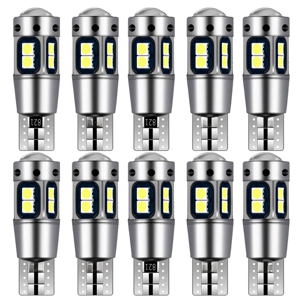 10x T10 LED W5W Canbus 194 168 feu de stationnement LED sans erreur pour BMW Audi Volvo Toyota Subaru Peugeot Nissan Kia Lada