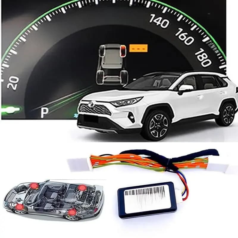 Système de surveillance de la pression TPMS pour voiture intelligente, affichage du tableau de bord LCD numérique, alarme de sécurité automatique, Toyota Rav4 2019 2020 Xa50