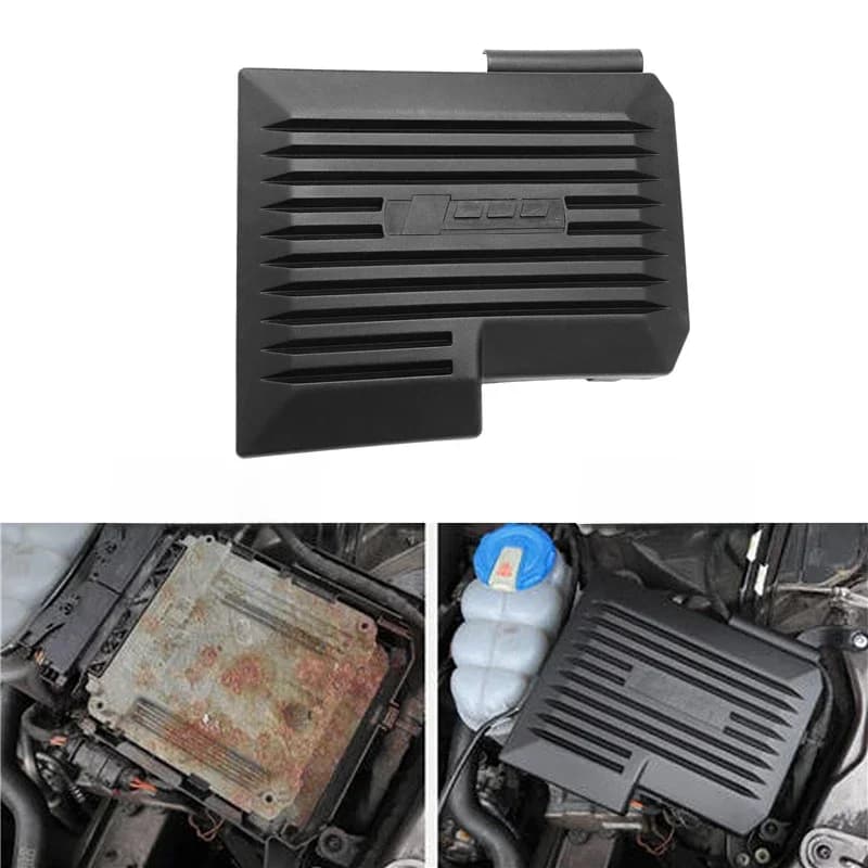 Couvercle anti-poussière pour moteur de voiture Audi A4 B9 8W A5 2017 – 2019, garniture de carte d'ordinateur décorative, capuchon de Protection pour unité de commande électronique