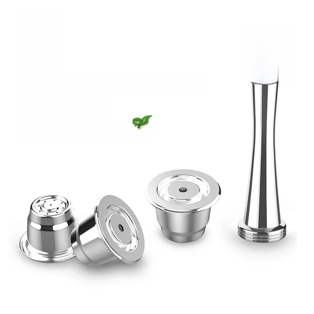 Capsule de café réutilisable ICafilas pour Nespresso, filtres à café en acier inoxydable, machine à café expresso pour crème, nouvelle version améliorée