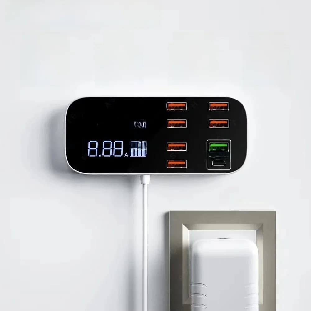 Chargeur rapide USB HUB tablette portable, adaptateur de voyage pour téléphone portable, pour iPhone xiaomi huawei samsung