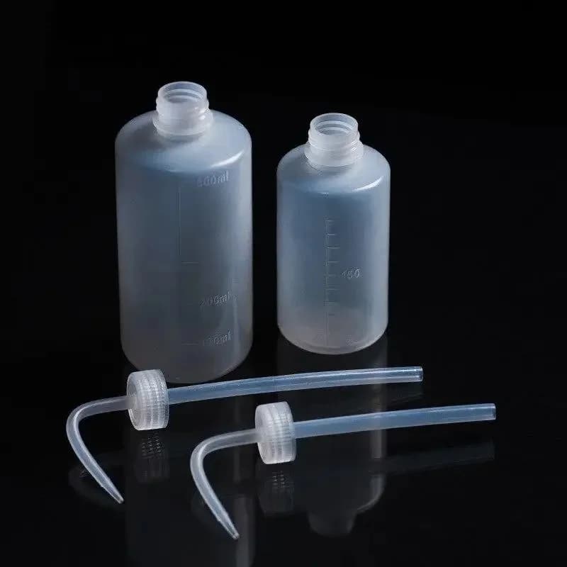 Bouteille à presser en plastique de 250ml, bouteille de mesure à presser pour lavage de tatouage, pour outils de laboratoire