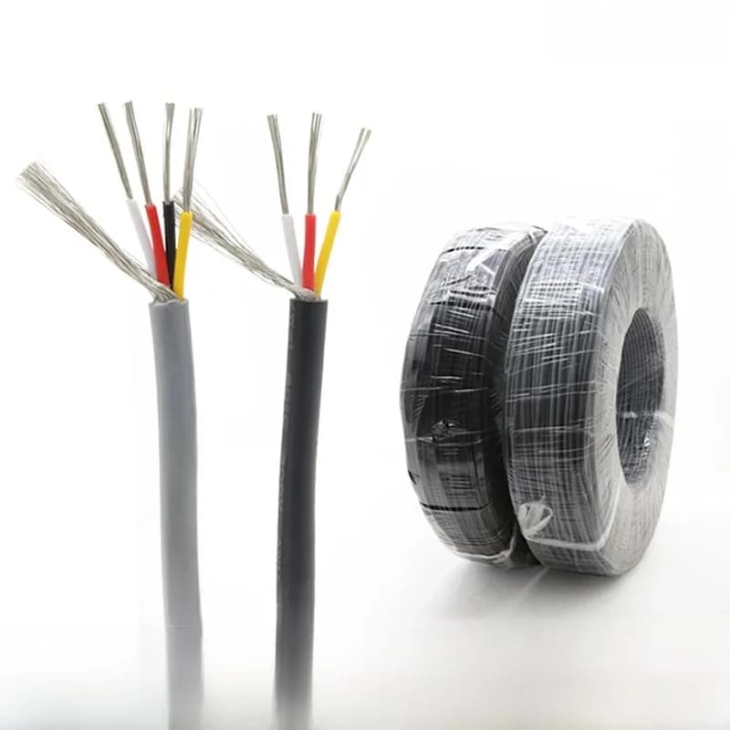 Fil blindé UL2547 5/10m, 30 28 26 24 22 20 18 AWG, canal Audio 2 3 4 5 6 7 8 cœurs, contrôle des écouteurs, câble de Signal en cuivre