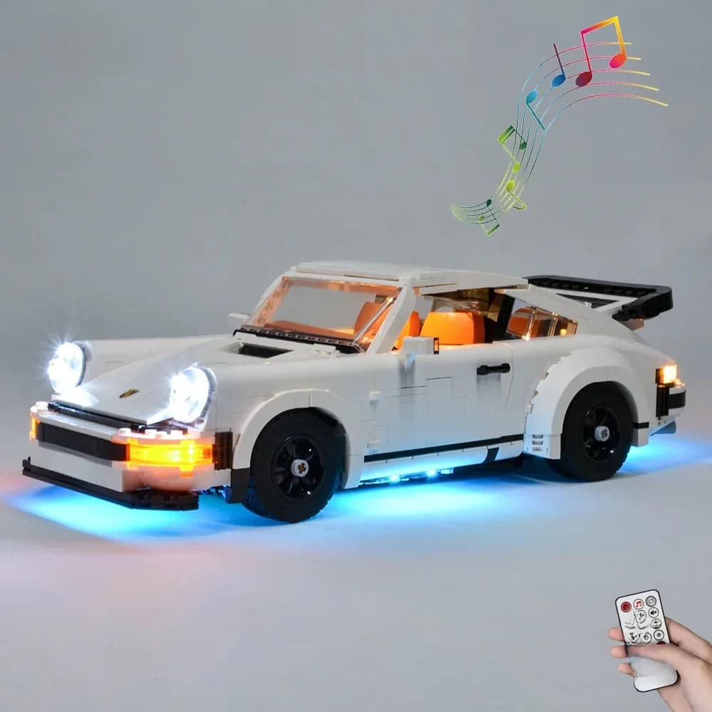 EASYLITE Kit d'éclairage LED pour 10295 créateur Expert voiture éclairage jouets seulement ensemble d'éclairage pas de blocs