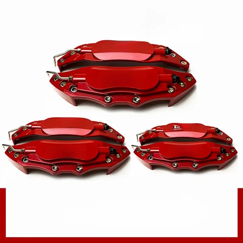 Couvercle d'étrier de frein à disque 3D en métal et aluminium, 2 pièces, autocollant pour Hyundai KIA Alfa Romeo AUDI BMW Mercedes Benz, accessoires