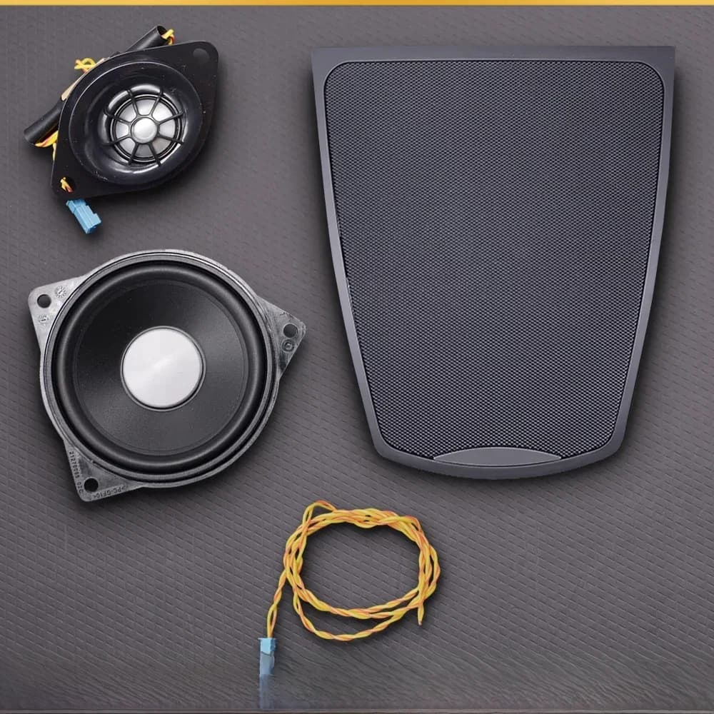 Haut-parleur de console centrale pour BMW F10 F11 Série 5, coque de panneau de tableau de bord d'origine, tweeter, haut-parleur audio, couvercle de haut-parleur, remplacement