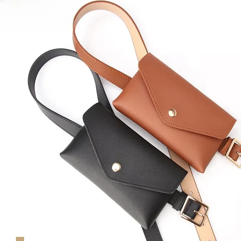 Sac banane enveloppe GT pour femme, mini sac ceinture, sacs initiés en PU, petit sac à main ceinture de luxe, argent féminin, nouveau produit