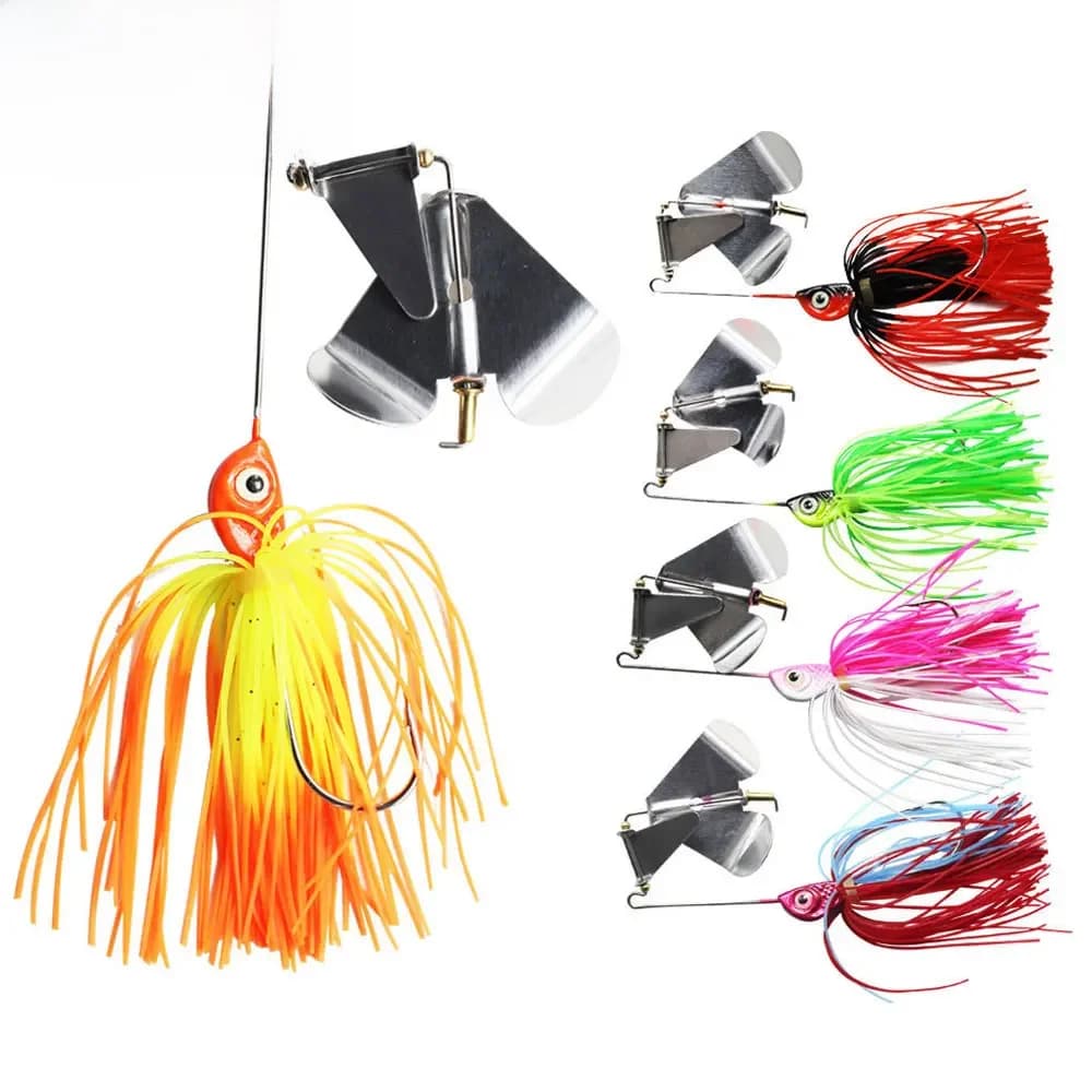 Balleo 14.7G/Spinner appât basse gabarit sans mauvaises herbes leurre de pêche Buzzbait wobbler chatterbait pour bar brochet walleye matériel de poisson