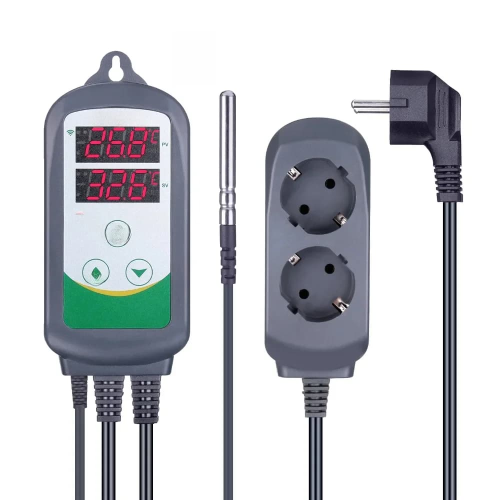 INKBIRD ITC-308 & 308WIFI EU Plug Smart Chauffage Refroidissement Contrôleur de température ThermoandreSochi pour Serre Maison Brassage