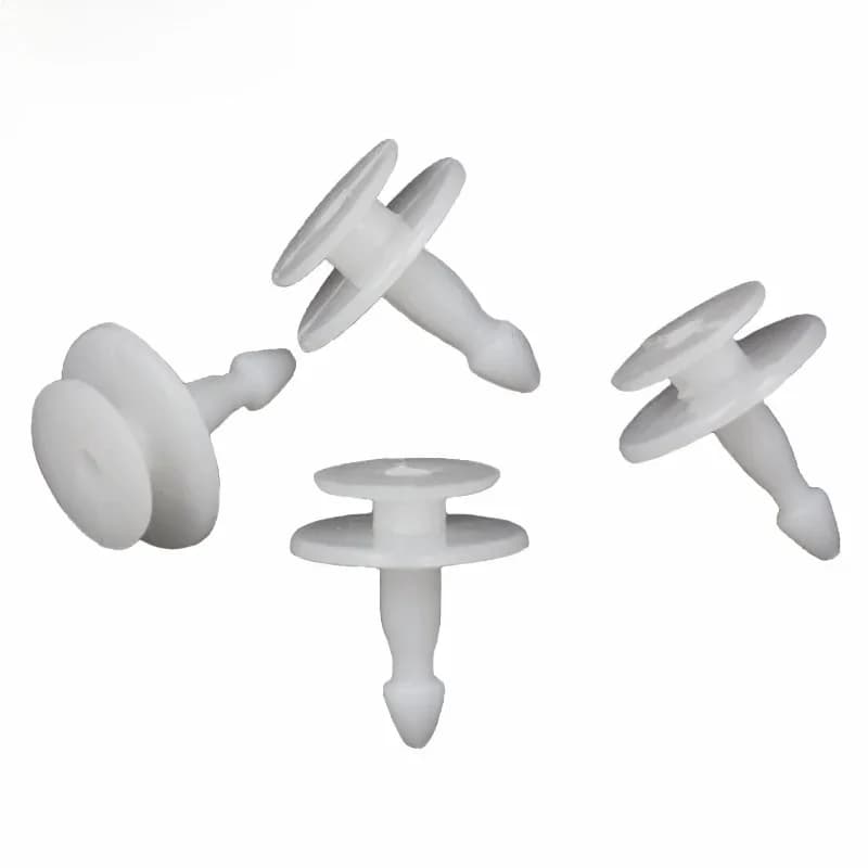 KE LI MI-Clips de Fixation Automobile en Nylon Blanc, Rivet de Retenue Fixe, Accessoires de Voiture pour KIT