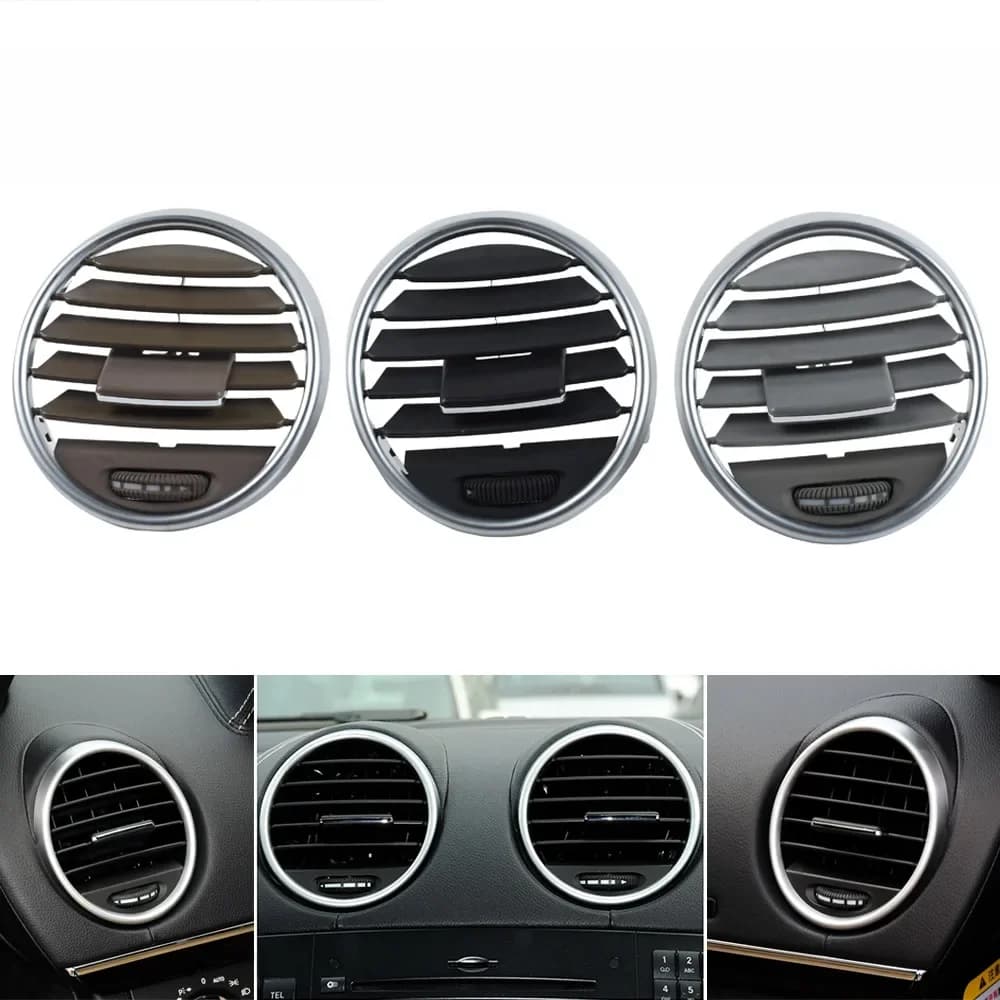 Couvercle de panneau de grille d'aération de climatisation de tableau de bord avant de voiture, remplacement pour Mercedes Benz W164, M, ML, GL, 300, 350, 450, 500, 2005-2011