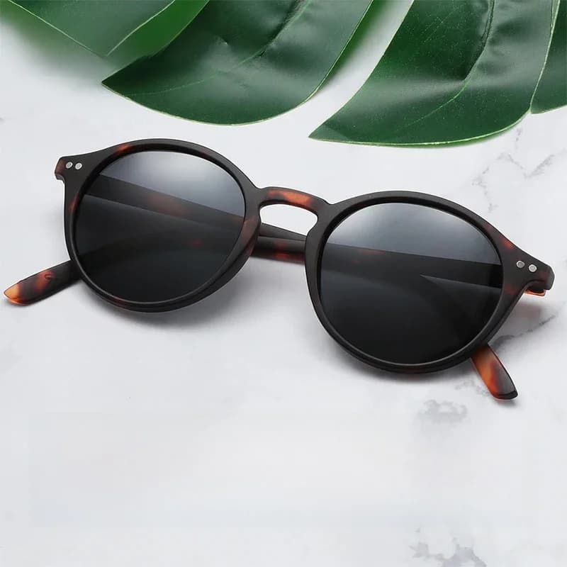 ZENOTTIC-Lunettes de soleil polarisées vintage pour hommes et femmes, lunettes de soleil rondes rétro, nuances de lunettes UV400, créateur de marque, mode