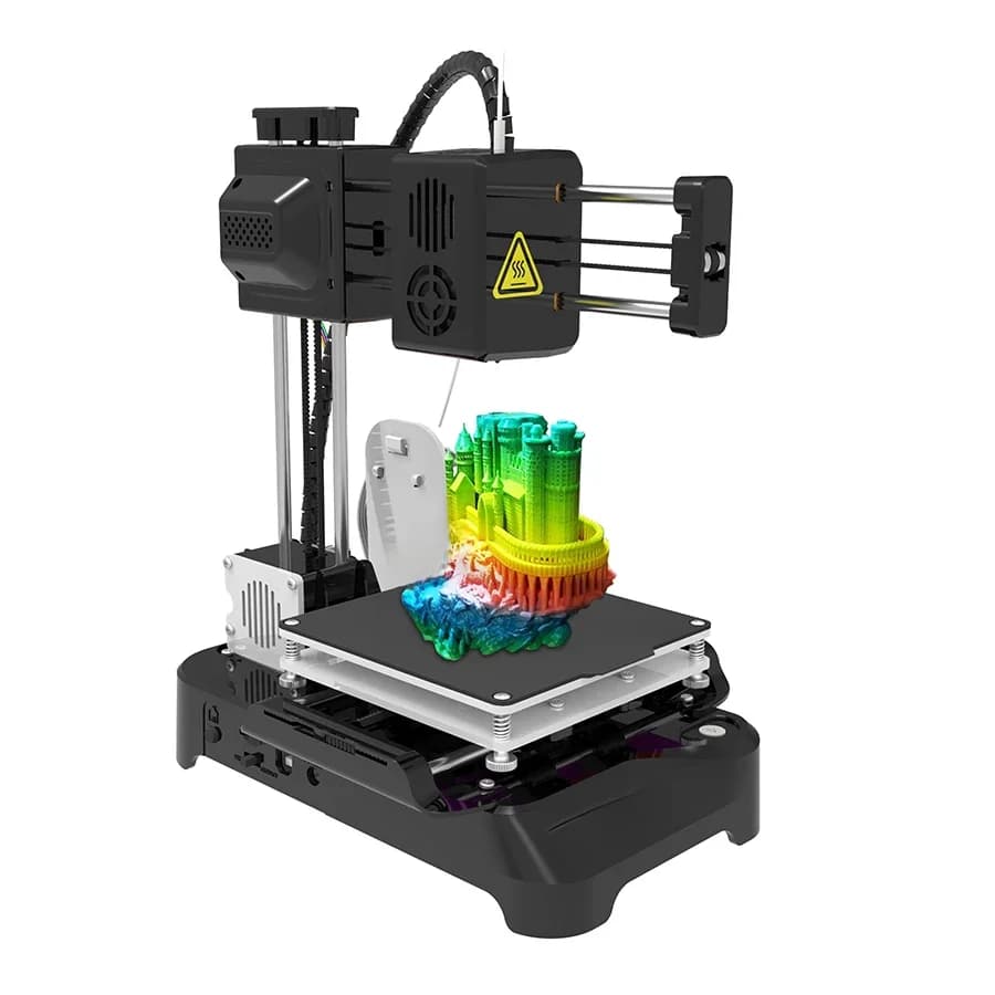 Imprimante 3D K9 EasyThreed K7, mini, installation rapide, impression en un clic, carte mère silencieuse, kit d'imprimante 3D pour bricolage, cadeau pour enfants