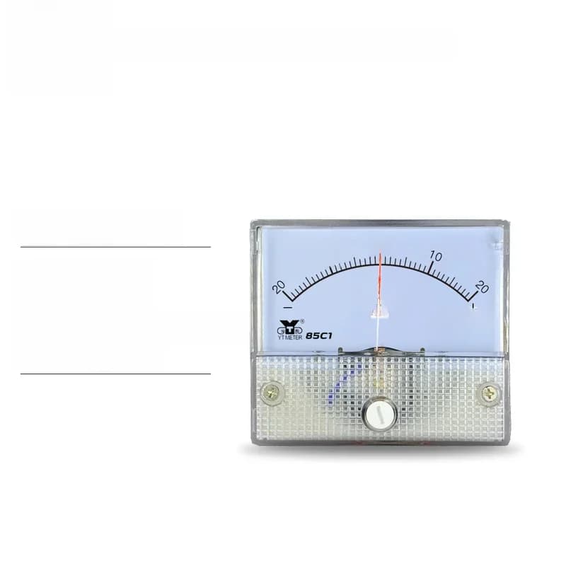 Millivoltmètre bidirectionnel à aiguille 85C1 DC positif et négatif, mesure DC ± 20mV 25mV 50mV 75mV 100mV 500mV, voltmètre à installer