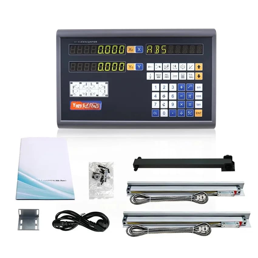 YIHAOGD YHSINO – jeu de balances linéaires à lecture numérique encodeurs linéaires 5U lignes de 50mm à VM600-2 mm pour Machines à tour 1000