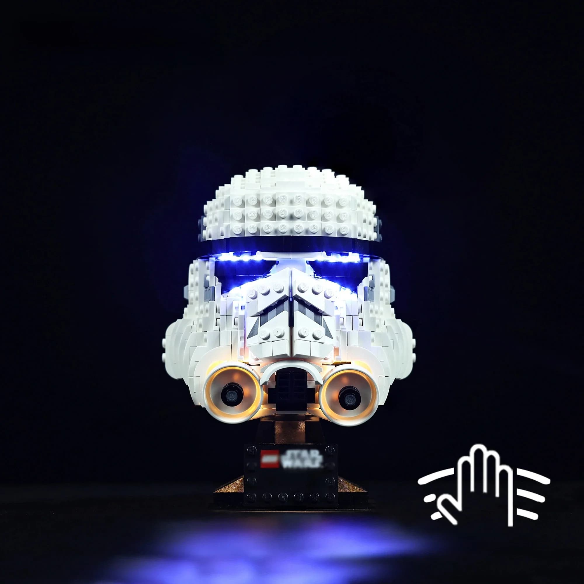 Kit d'éclairage LED pour casque Stormtrooper 75276, ensemble de jouets de bricolage (blocs de construction non inclus)