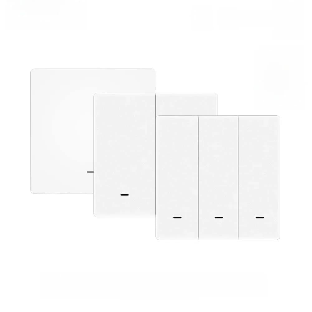 Moes – interrupteur de scène à bouton poussoir, transmetteur alimenté par batterie, Assistant intelligent pour la maison, automatisation des applications, 1/2/3 gangs, Tuya ZigBee