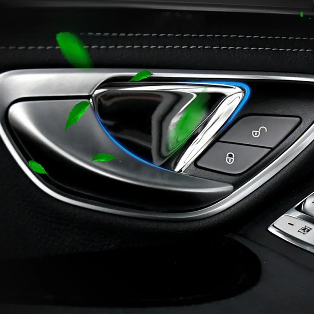 Pour Mercedes Benz classe C W205 classe E W213 GLC X253 coupé accessoires de voiture en acier inoxydable poignée de porte intérieure bol revêtement d'habillage nouveau
