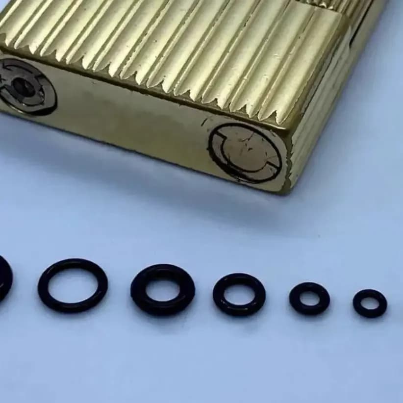 Kit de Service de réparation de joints toriques en caoutchouc, 60 pièces, pour briquets Dupont, étanchéité de fuite de gaz, adapté aux briquets de marque célèbre