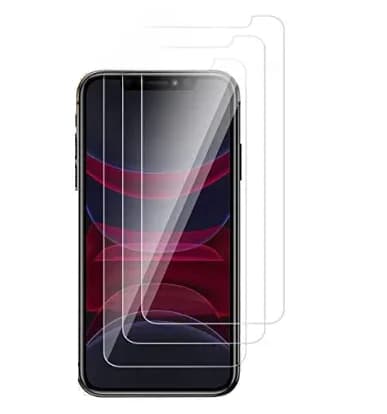 Protecteur d'écran pour IPhone, en verre trempé pour modèles 11, 12 Pro Max, XS, XR, 7, 8, 6s Plus, SE