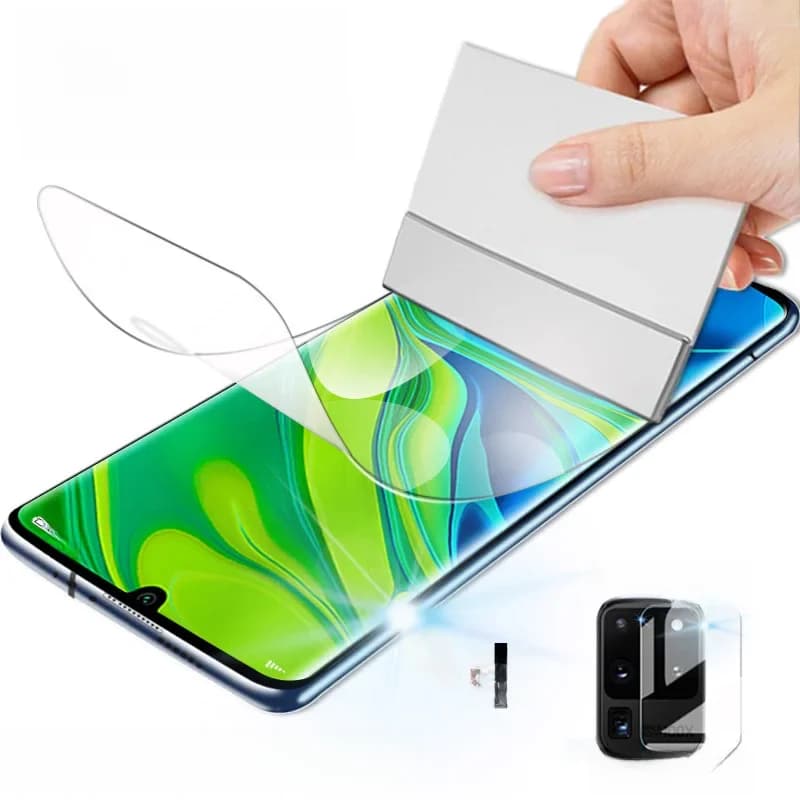 Protecteur d'écran pour Xiaomi, Film Hydrogel 1000D souple pour Mi 11 Ultra, Note 10T, 9, 8, 9T, 9SE, A3 Pro, Mi11 Lite, 5G