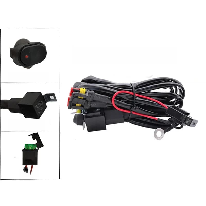 Hurcycles-Câblage de phares antibrouillard LED, fil de citations SFP pour BMW R1200 GS, ADV F800GS, phare antibrouillard de moto