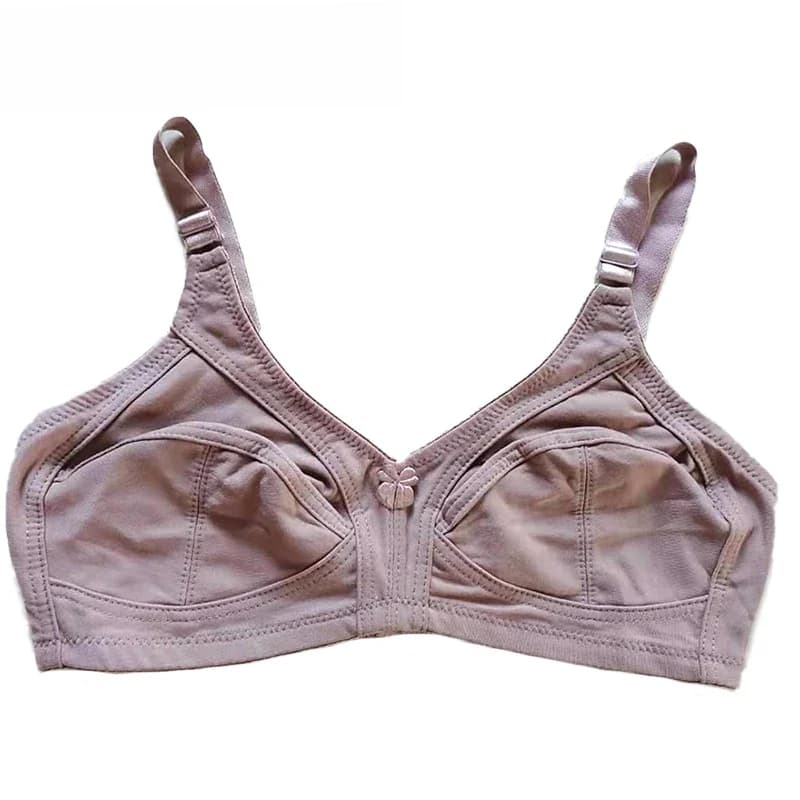 Soutien-gorge quotidien confortable en coton fin et doux pour femme, push-up, minimiseur, couvrance complète, sans armatures, lingerie, grande taille, BH C01