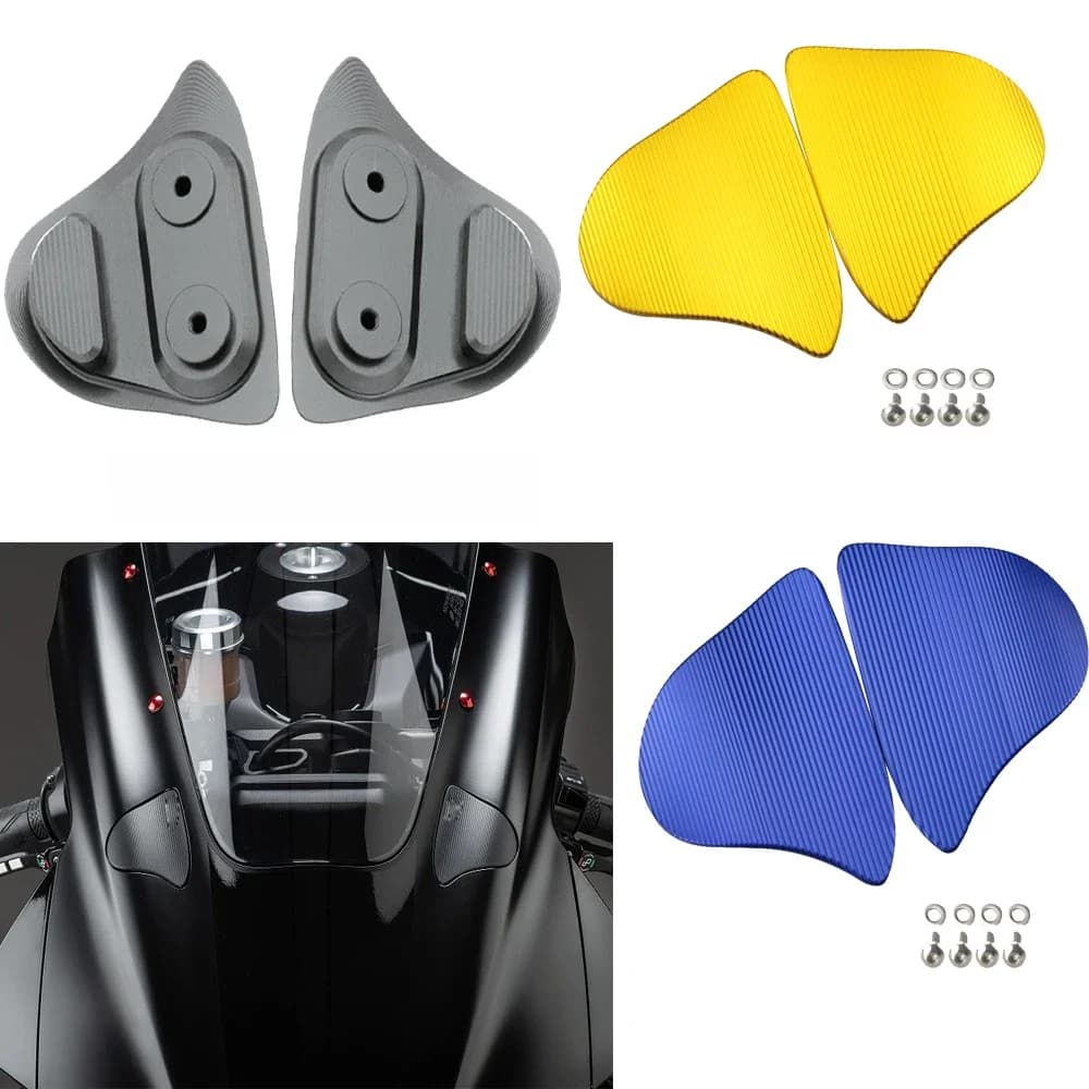 R1 2020 moto rétroviseur siège décoratif couverture miroir Base pour Yamaha R1 R1M GPyzf 2020-2024 accessoires