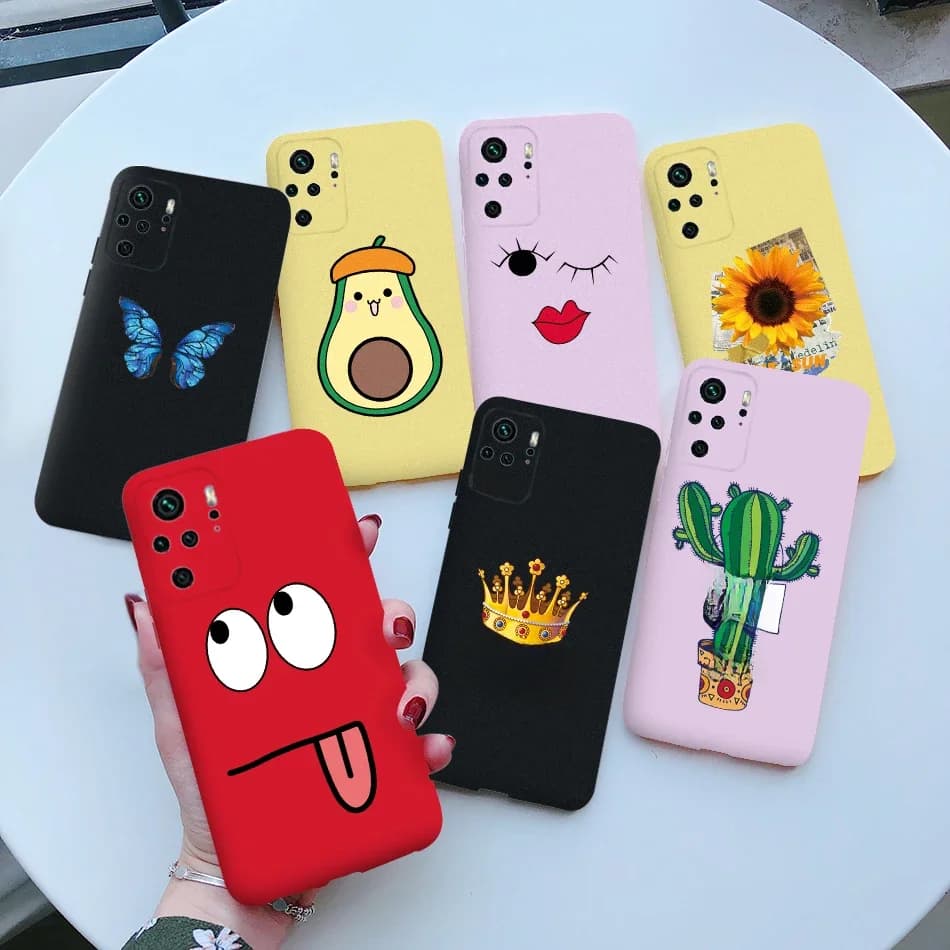 Pour Xiaomi Redmi Note 10 coque de téléphone TPU silicone souple motif mignon couverture arrière pour Xiomi Xiaomi Redmi Note 10 note10 Pro 10s étuis