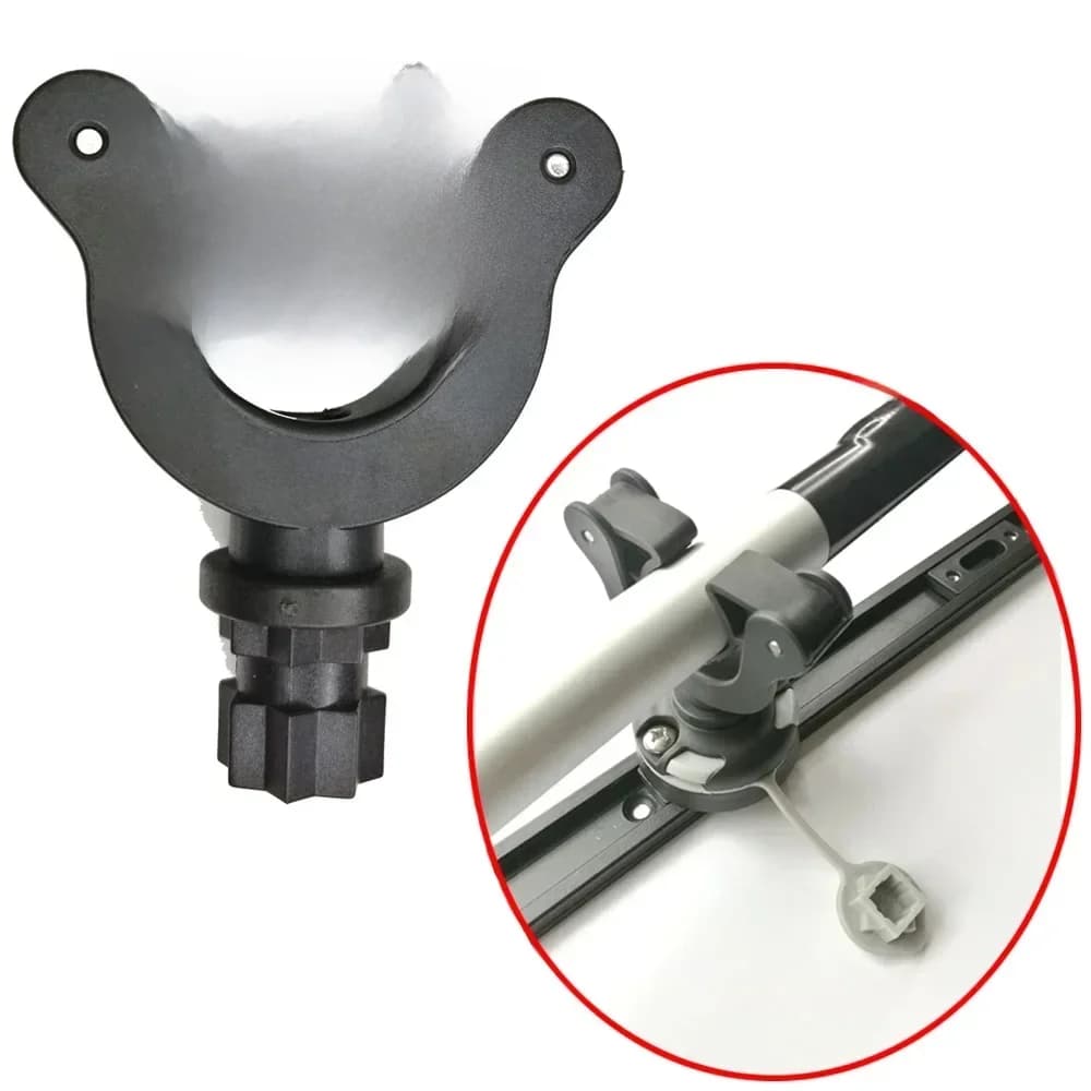 Support de pagaie de Kayak pour bateau gonflable, Clip monté sur rames, poignée SUP, adaptateur de prise de laisse