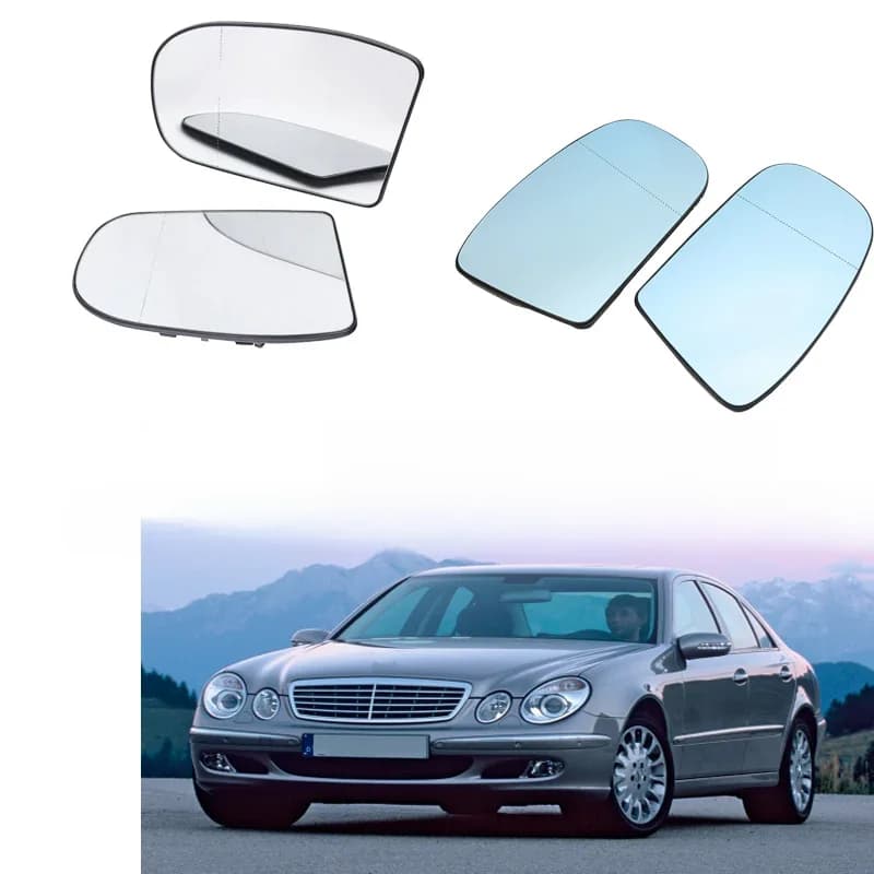 Rétroviseur latéral chauffage verre Anti-buée dégivrage feuille de rétroviseur de porte pour mercedes-benz E, classe C W211 W203 01-07