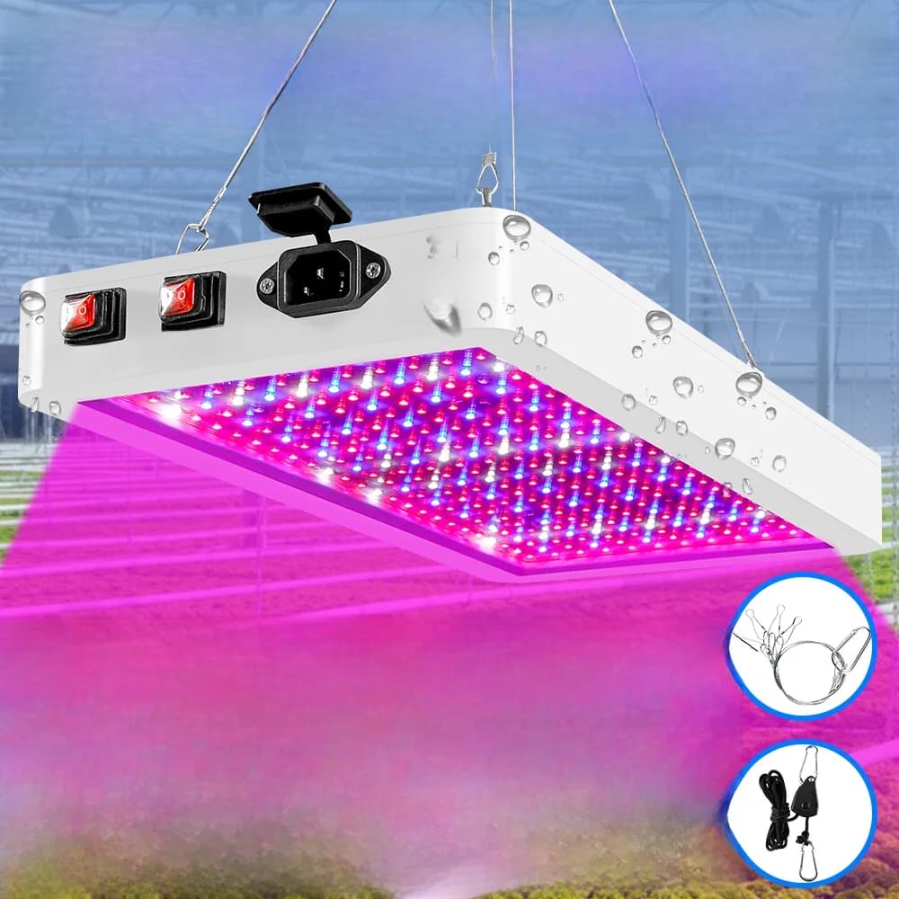 Lampes de culture LED d'intérieur 5000W, ampoule LED pour plantes 220V, Phytolampe à spectre complet 4000W 110V, Lampe LED pour hydroponie, Ampoule panneau LED