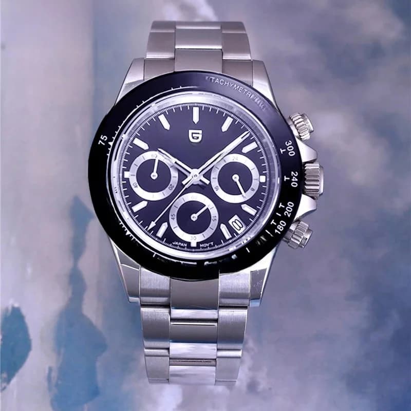 Nouvelle montre-bracelet de luxe à quartz PAGANI DESIGN Chronographe 2026 pour homme, date automatique, étanche 100M, mouvement japonais VK63, Reloj Hombre