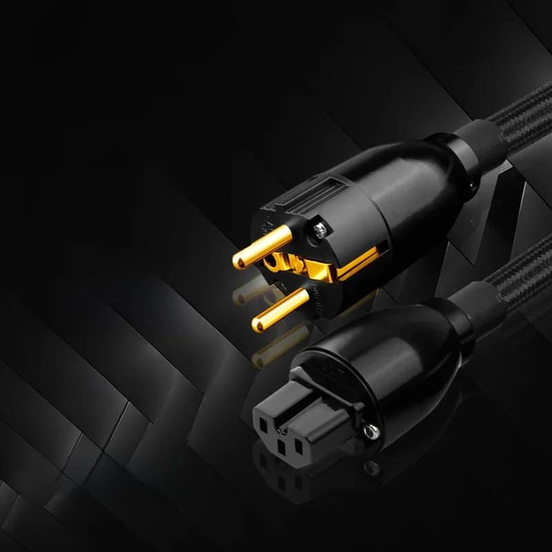 Mise à niveau du cordon d'alimentation ca câble d'alimentation ca prise d'alimentation en cuivre pur de haute qualité câble d'alimentation HIFI EU Schuko 2.0 M câble d'alimentation HIFI