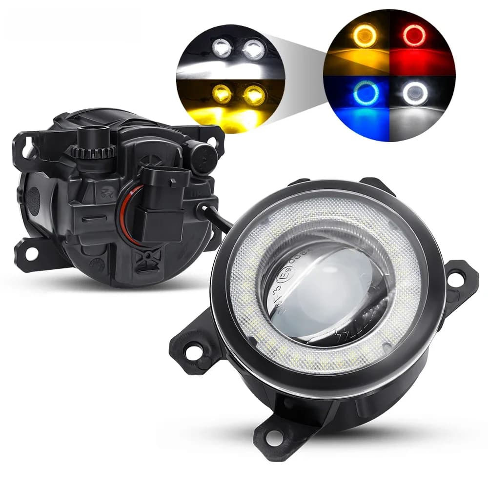 Phare antibrouillard LED Angel Eye pour voiture, lumière du jour DRL pour Opel Vectra, Corsa, Astra, Signum, Zafira, Tigra, Agila, adapté uniquement au modèle OPC VPoly, 2 pièces