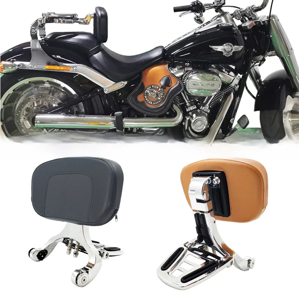 Dossier de passager de conducteur polyvalent pour moto, pour Harley Softail Fat Boy FLFBS FLFB 2018 – 2021 Breakout FXBRS 2013 – 2021