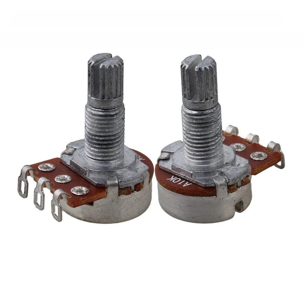 Potentiomètre JETone à arbre court pour salariés électrique, pot linéaire, A10K, A100K, A250K, A500K, B25K, B100K, B250K, B500K, 15mm, 10 pièces
